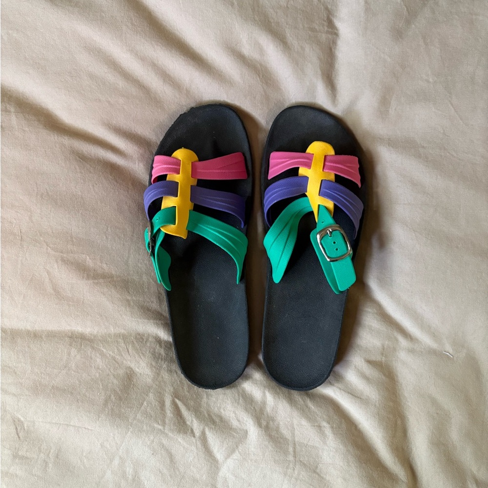 Vintage Women’s Strappy Rubber Sandals